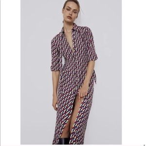 Spring printed dress